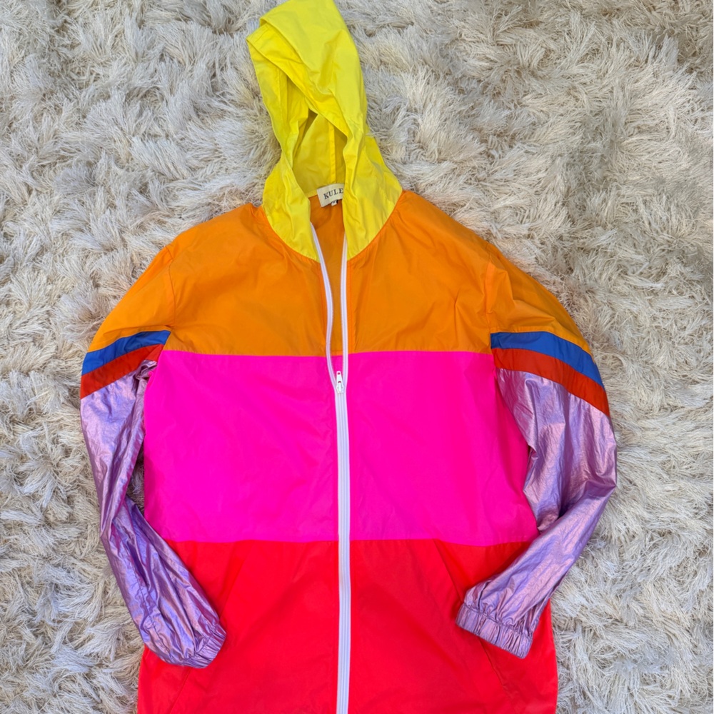 KULE Yellow and Orange Hooded Jacket